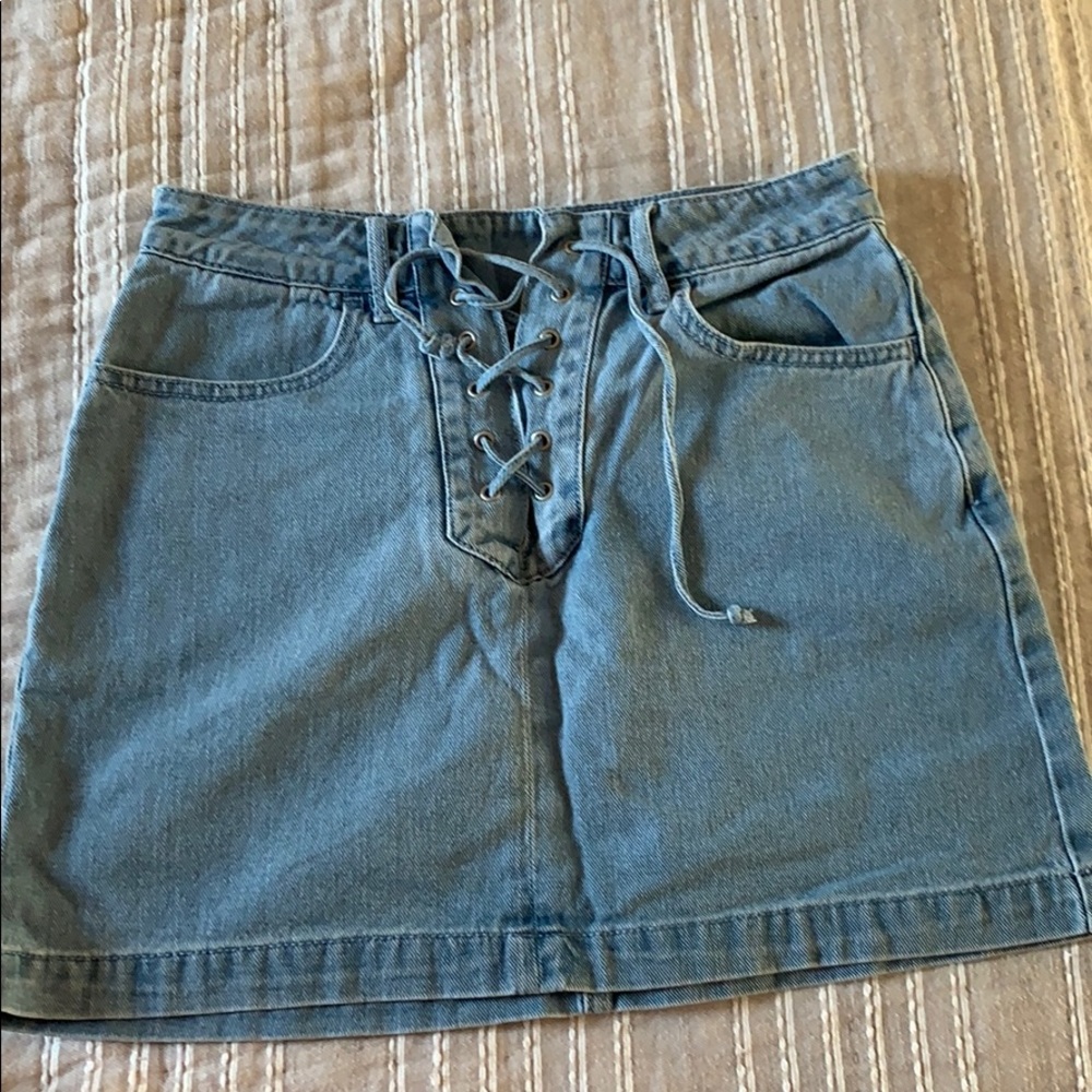Kendall and Kylie jean skirt